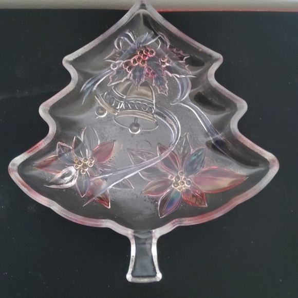 Savoir Vivre Holiday Spirit Christmas Tree Server Tray, Japan - Picture 2 of 3